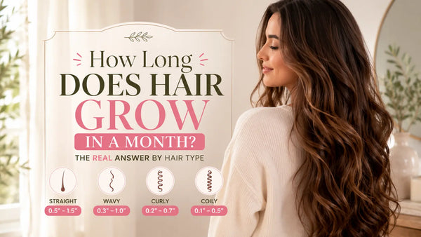 How Long Does Hair Grow in a Month? The Real Answer by Hair Type Lunelle