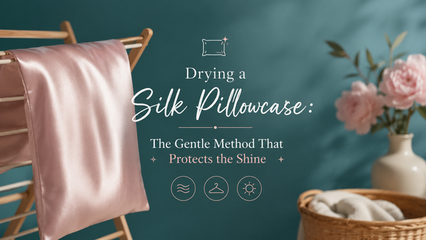 Drying a Silk Pillowcase: The Gentle Method That Protects the Shine