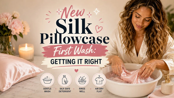 New Silk Pillowcase First Wash: Getting It Right Lunelle
