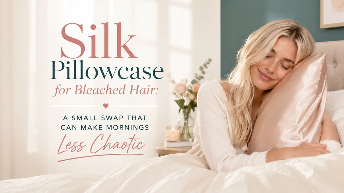 Silk Pillowcase for Bleached Hair: A Small Swap That Can Make Mornings Less Chaotic Lunelle